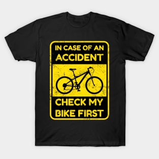 Check my Mountainbike first T-Shirt